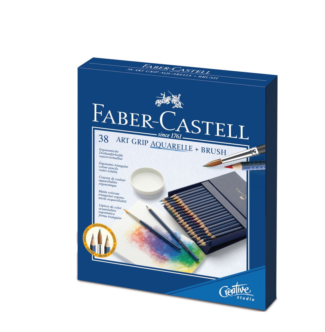 Faber-Castell Art Grip Aquarelle Studio Crayon Sanguine 188 