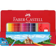 Faber-Castell - Lata de 48 EcoLápices hexagonales de color con ventana