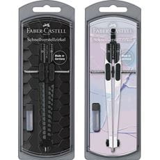 Faber-Castell - Compás de ajuste rápido Dark & Bright