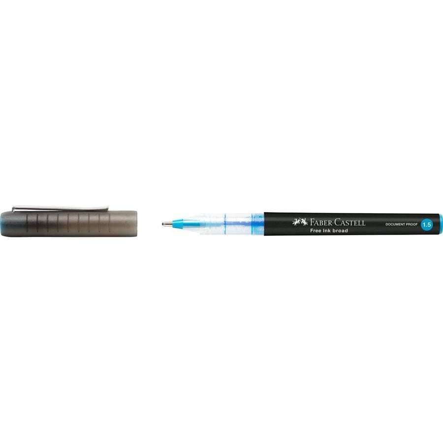 Faber-Castell - Roller Free Ink, 1.5 mm, azul cielo