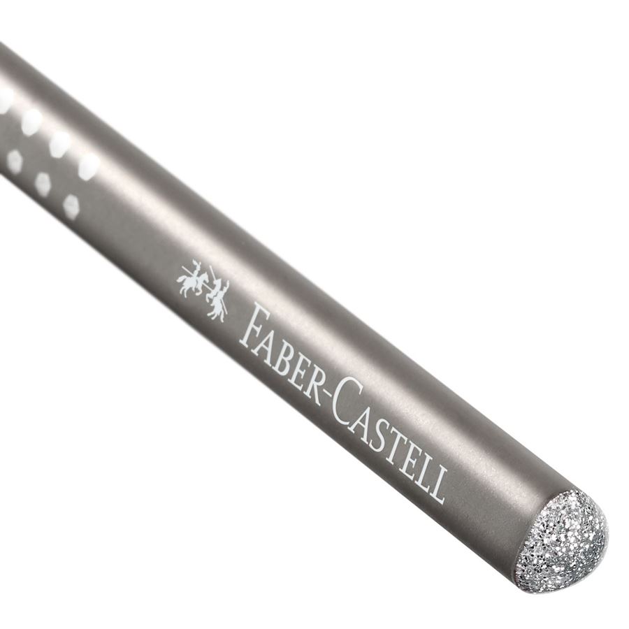 Faber-Castell - Lápiz Sparkle, plata perla