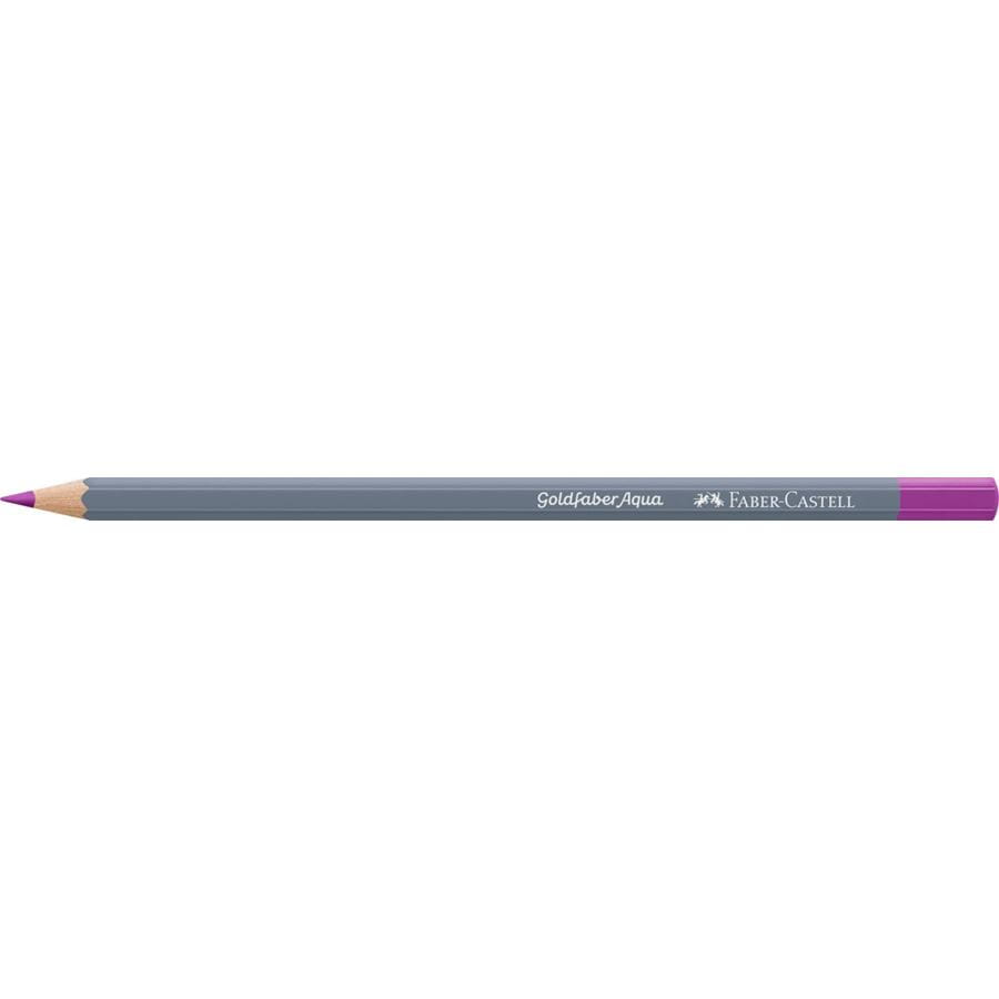Faber-Castell - Lápiz acuarelable Goldfaber Aqua, rosa púrpura medio
