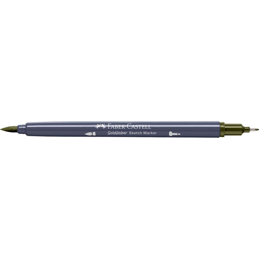 Faber-Castell - Goldfaber Sketch Marker, 173 olive green yellowish