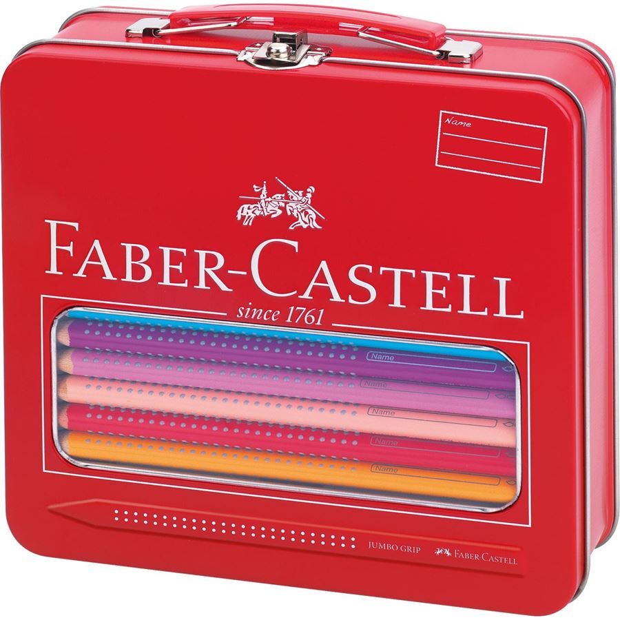 Faber-Castell - Lápiz de color Jumbo Grip Globo aerostático, est. metal