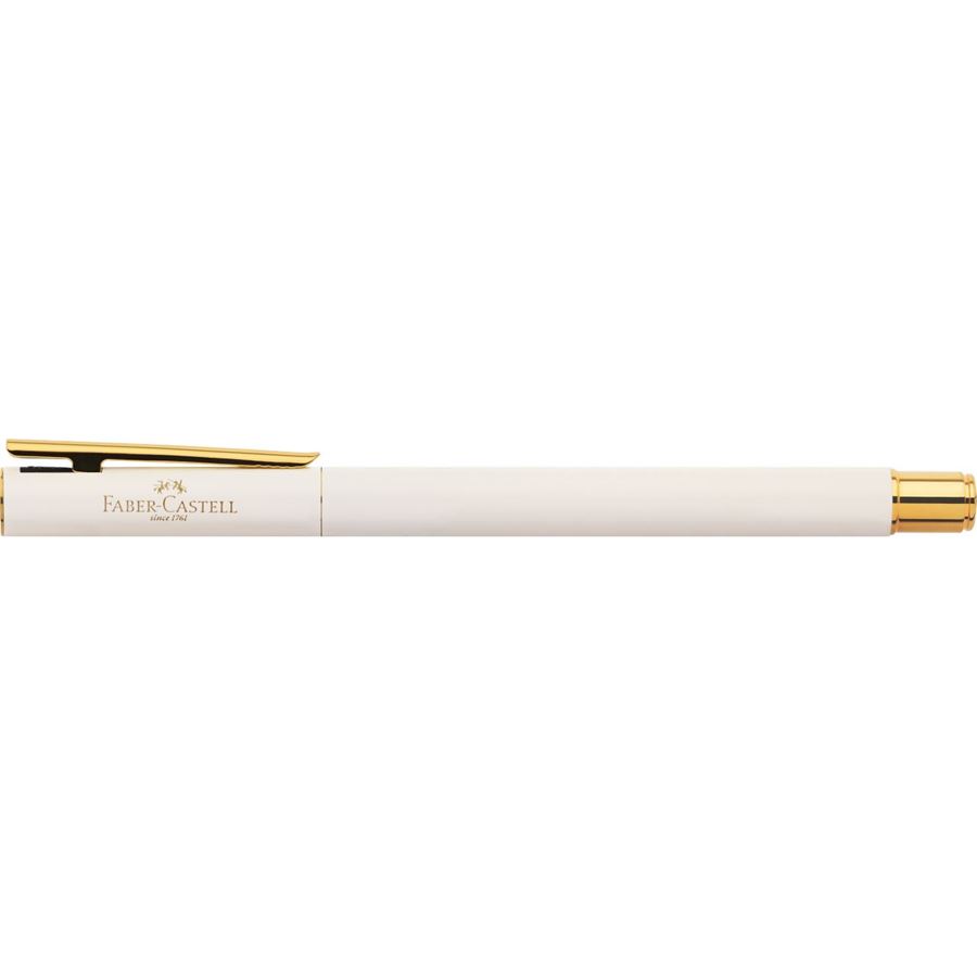 Faber-Castell - Pluma estilográfica Neo Slim EF marshmallow con oro