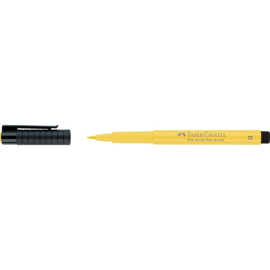 Faber-Castell - Rotulador Pitt Artist Pen Brush, amarillo de cadmio oscuro