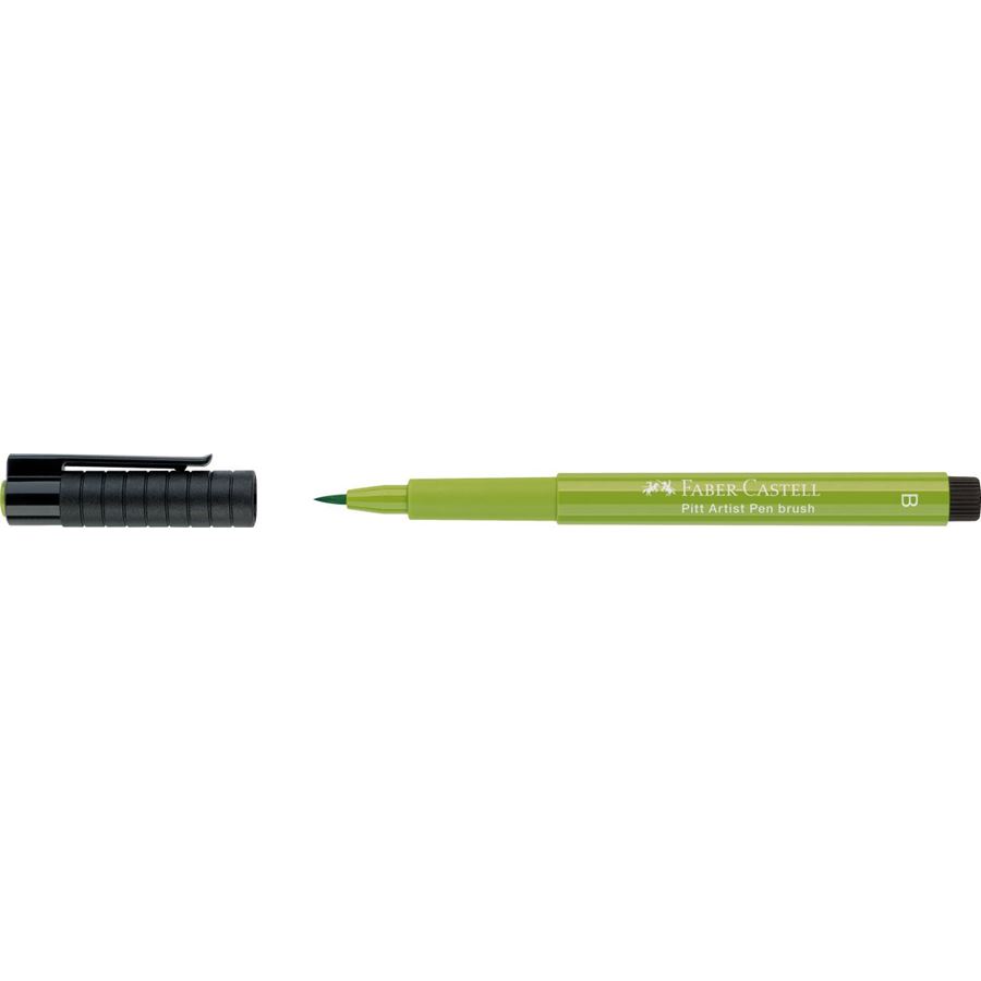 Faber-Castell - Rotulador Pitt Artist Pen Brush, verde de mayo