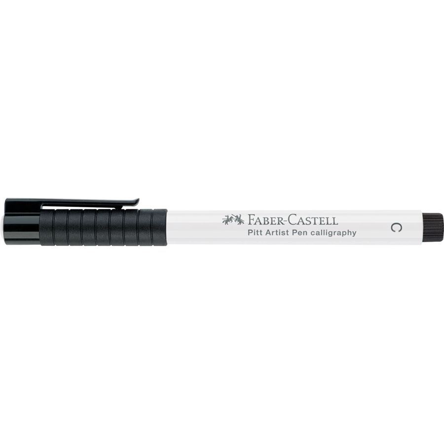 Faber-Castell - Rotulador Pitt Artist Pen Calligraphy, blanco