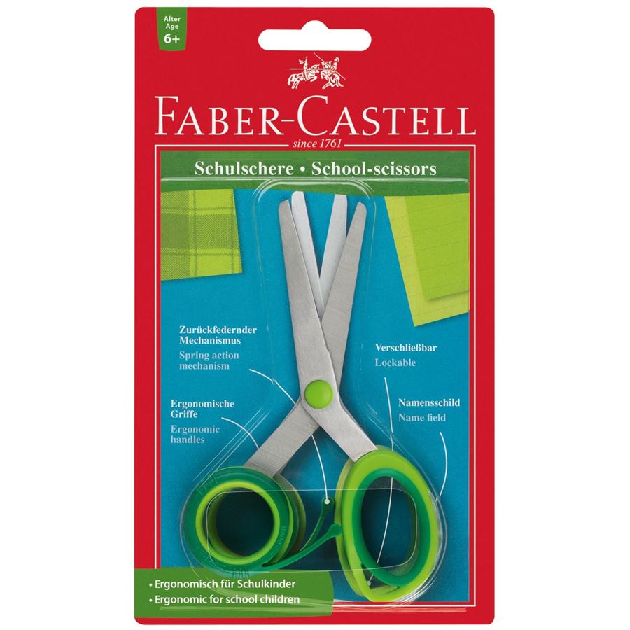 Faber-Castell - Tijera escolares blister