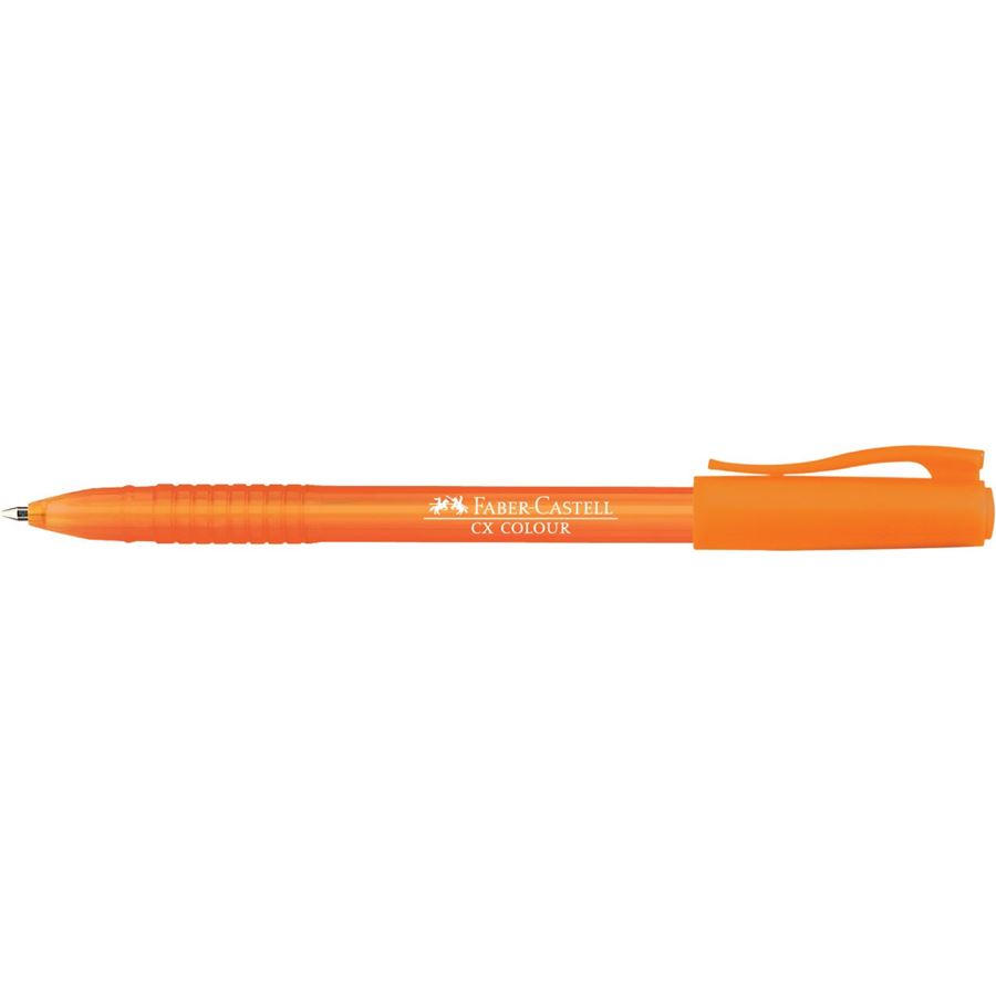 Faber-Castell - Bolígrafo CX Colour, naranja