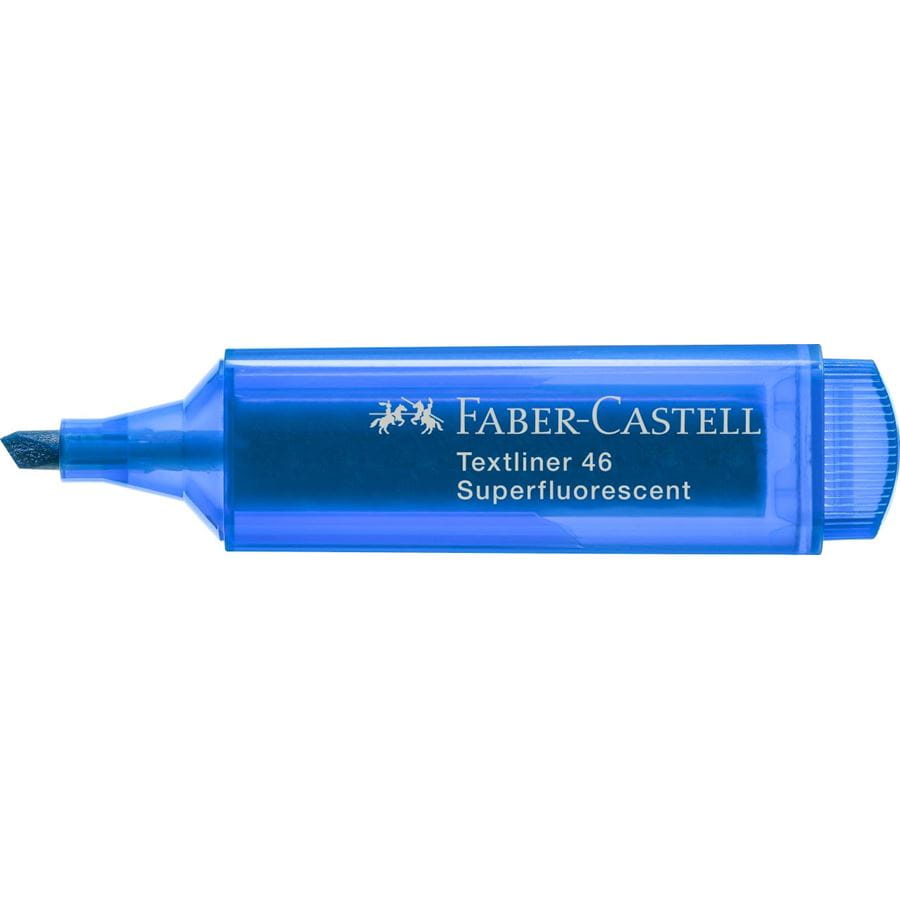 Faber-Castell - Marcador Textliner 46 superfluorescente, azul
