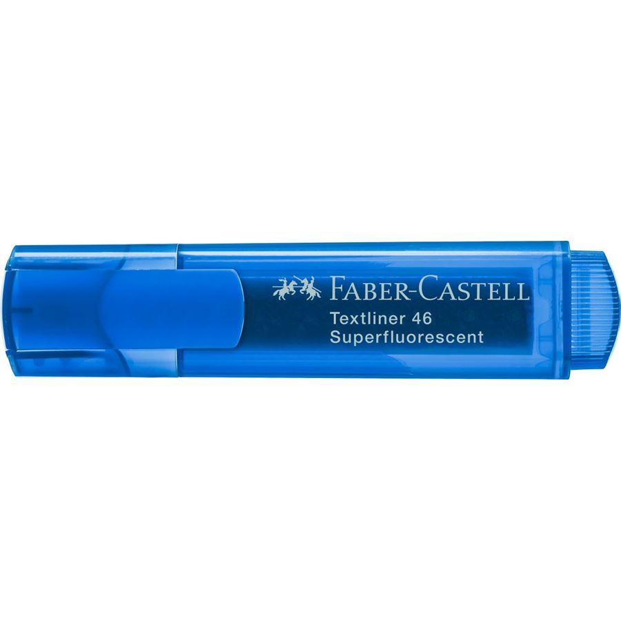 Faber-Castell - Marcador Textliner 46 superfluorescente, azul