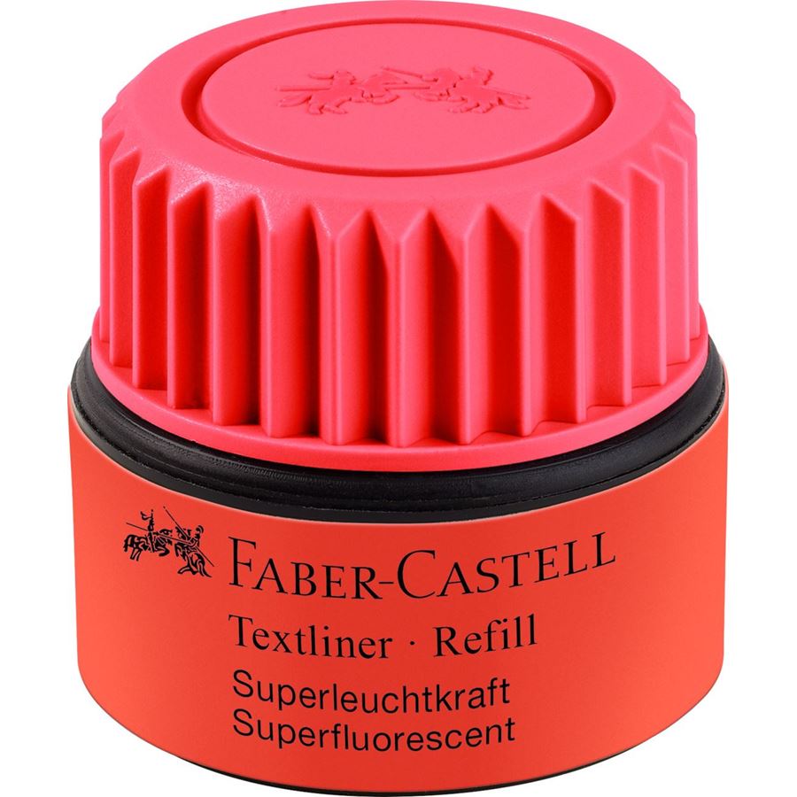 Faber-Castell - Tintero Textliner 1549, rojo