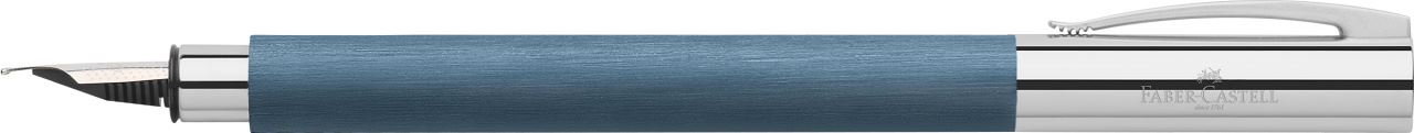 Faber-Castell - Pluma estilográfica Ambition resina, EF, azul