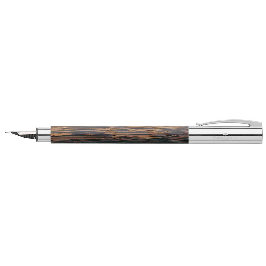 Faber-Castell - Pluma estilográfica Ambition madera de coco, M