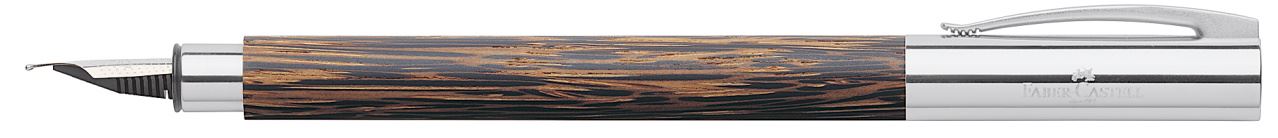 Faber-Castell - Pluma estilográfica Ambition madera de coco, F