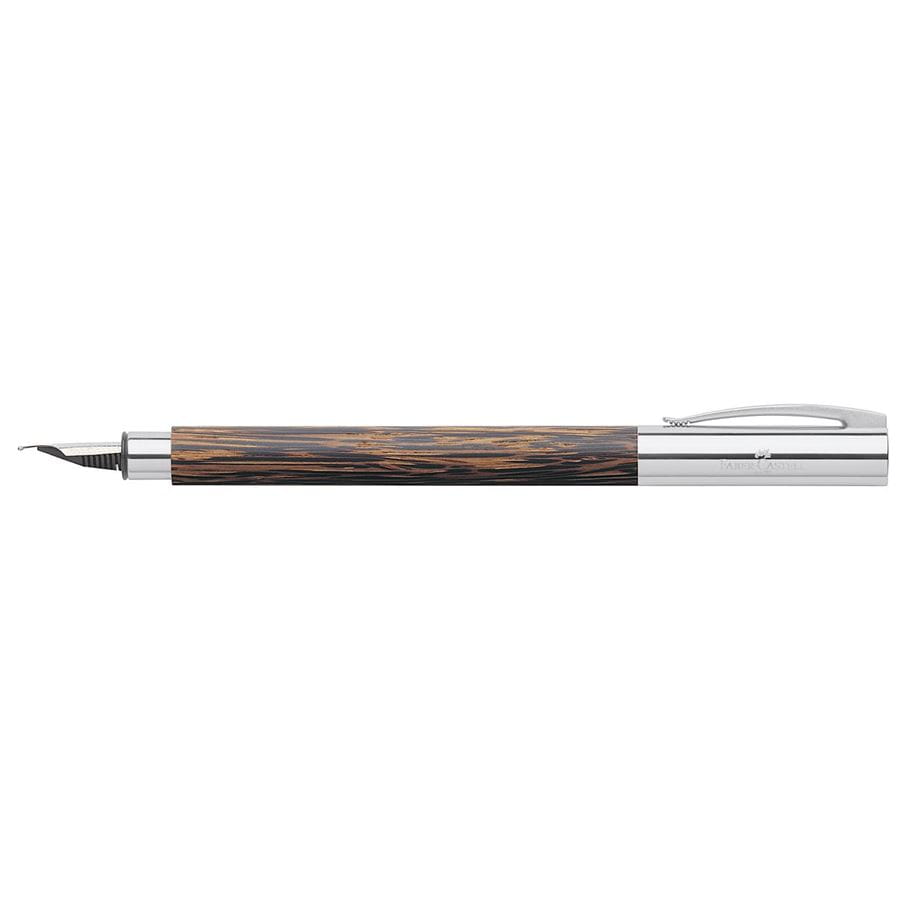 Faber-Castell - Pluma estilográfica Ambition madera de coco, B