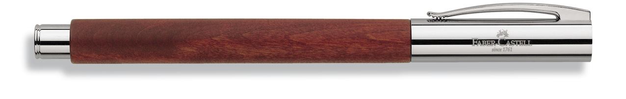 Faber-Castell - Pluma estilográfica Ambition madera de peral, F