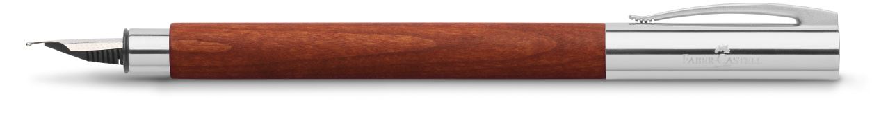Faber-Castell - Pluma estilográfica Ambition madera de peral, EF