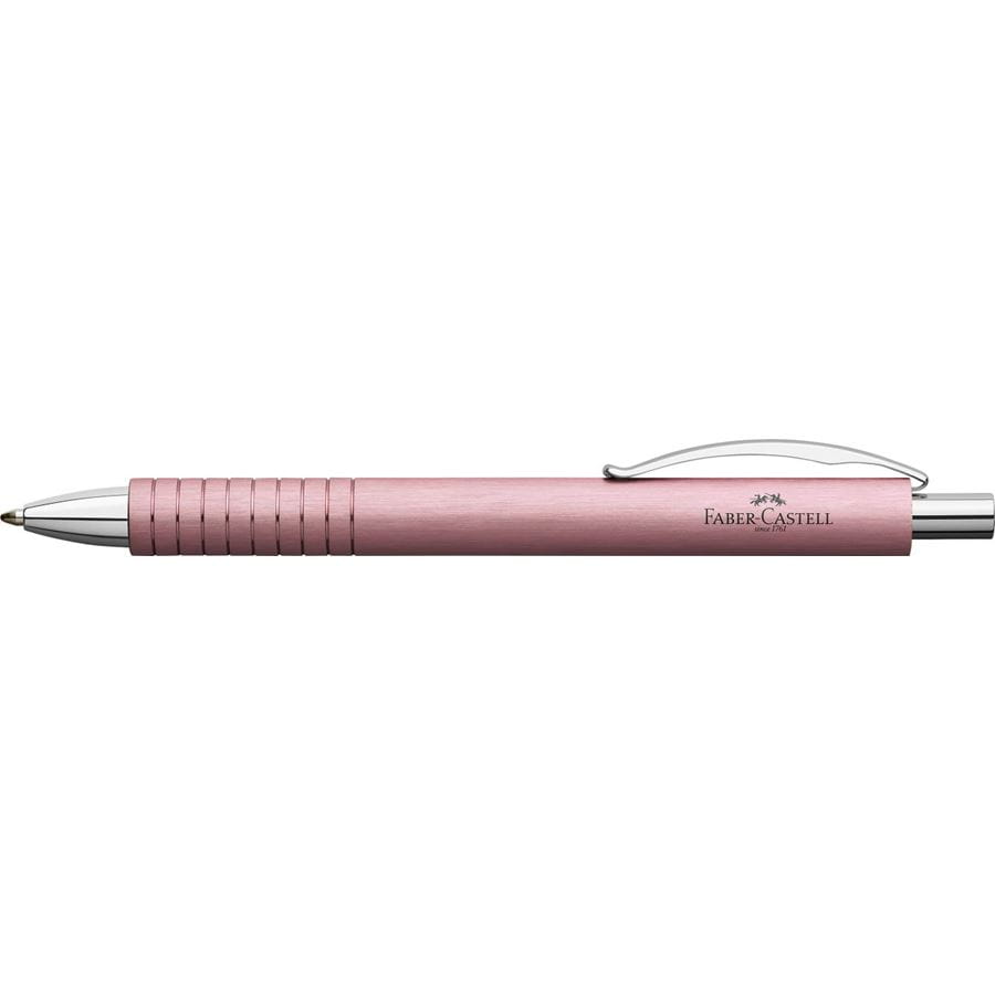 Faber-Castell - Bolígrafo Essentio aluminio, B, rosa