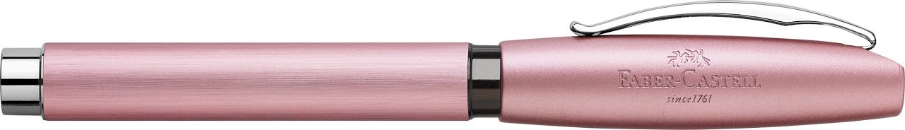 Faber-Castell - Pluma estilográfica Essentio aluminio, F, rosa