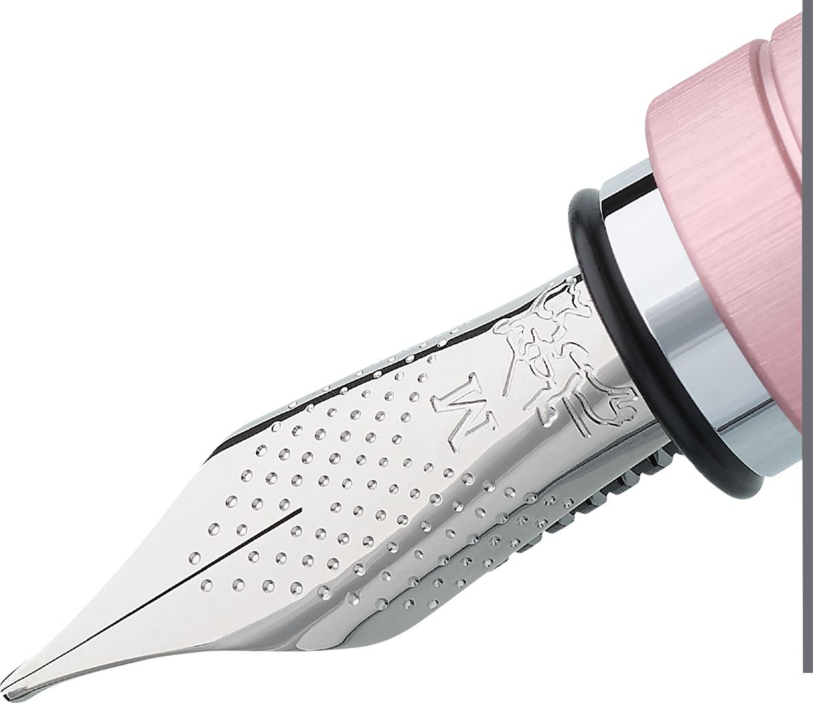 Faber-Castell - Pluma estilográfica Essentio aluminio, F, rosa