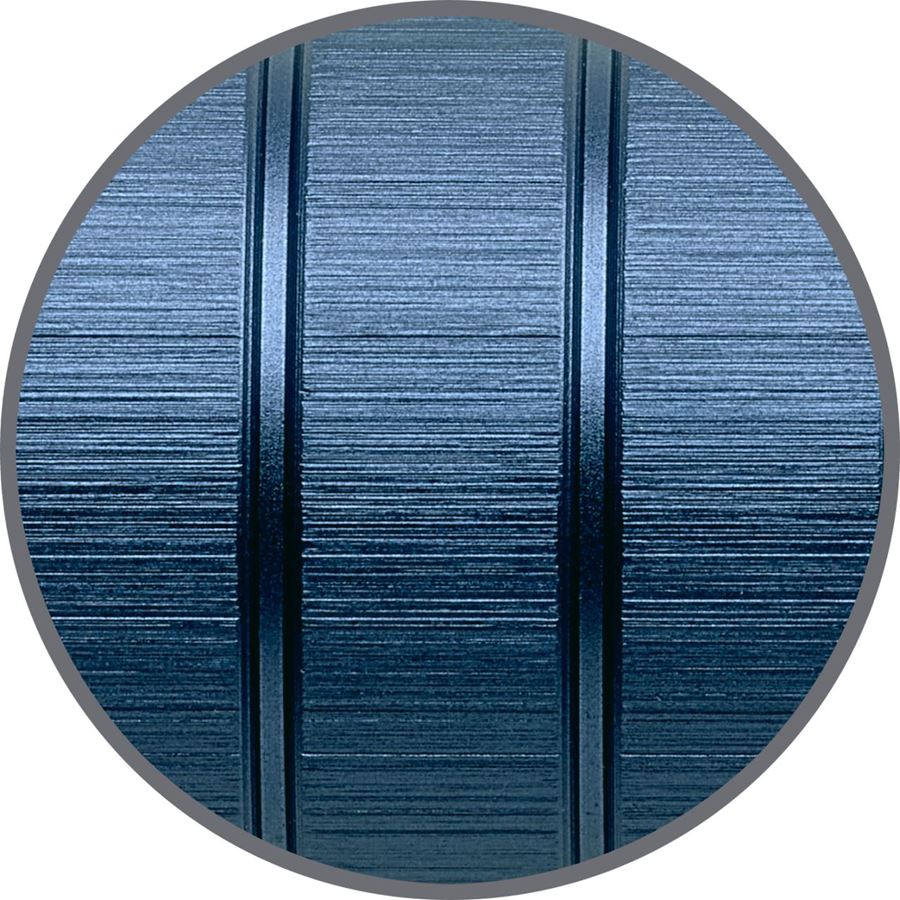 Faber-Castell - Pluma estilográfica Essentio aluminio, M, azul