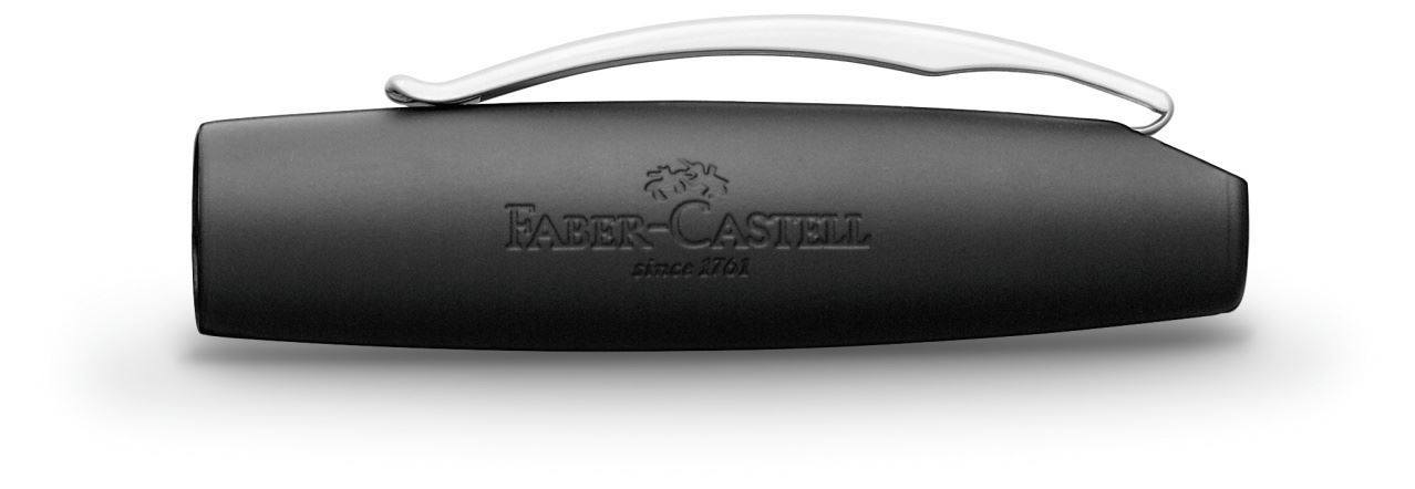 Faber-Castell - Pluma estilográfica Essentio metal, M, plata mate