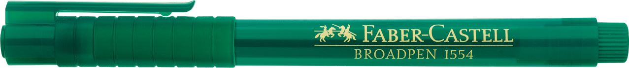 Faber-Castell - Rotulador Broadpen document verde