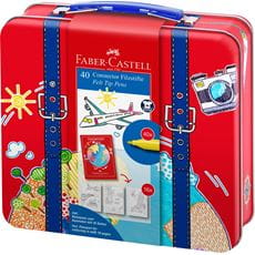 Faber-Castell - Marcadores Connector Maleta de Viaje x40
