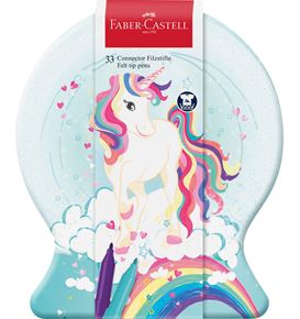 Faber-Castell - Maletín de metal Connector unicornio