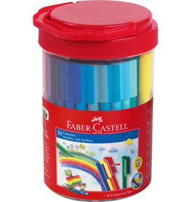 Faber-Castell - Rotulador Connector Caja, juego regalo, 60 piezas