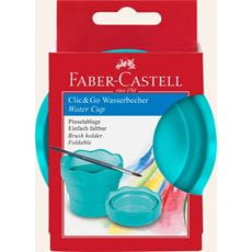 Faber-Castell - Vaso de agua Clic&Go turquesa