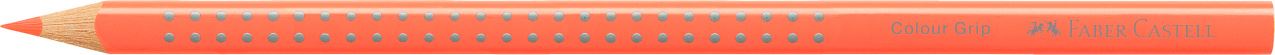 Faber-Castell - Lápiz de color Colour Grip, naranja neón