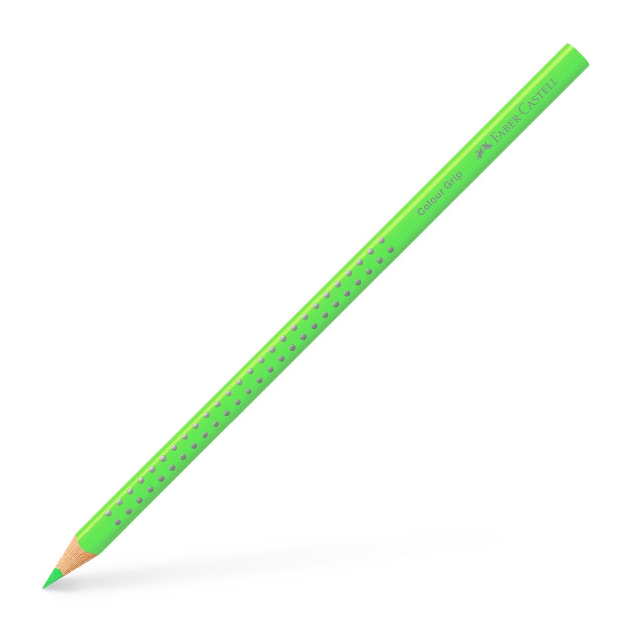 Faber-Castell - Lápiz de color Colour Grip, verde neón
