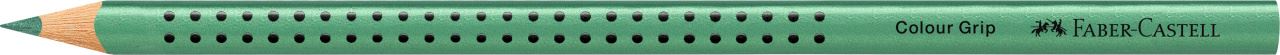 Faber-Castell - Lápiz de color Colour Grip, verde metálico