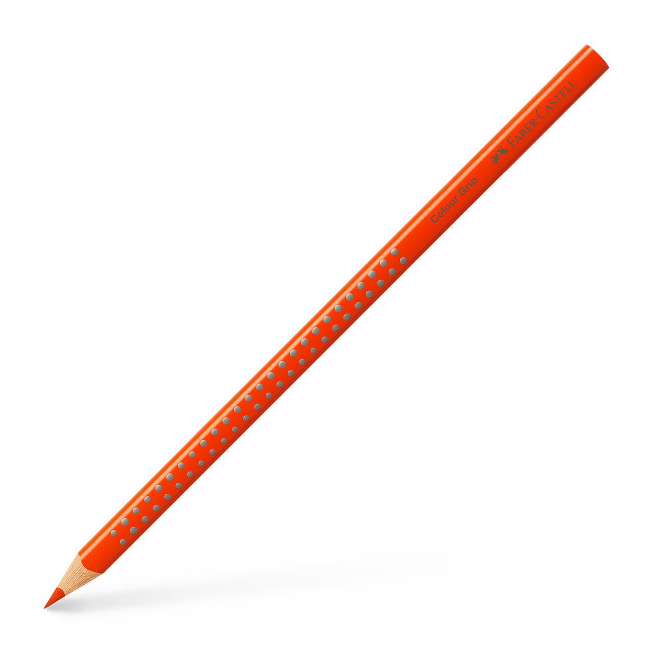 Faber-Castell - Lápiz de color Colour Grip, naranja de cadmio oscuro