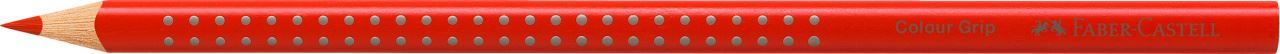 Faber-Castell - Lápiz de color Colour Grip, rojo escarlata