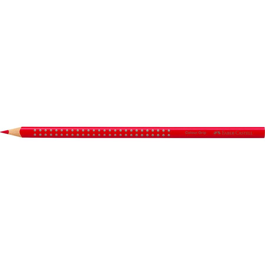Faber-Castell - Lápiz de color Colour Grip, Rojo fresa