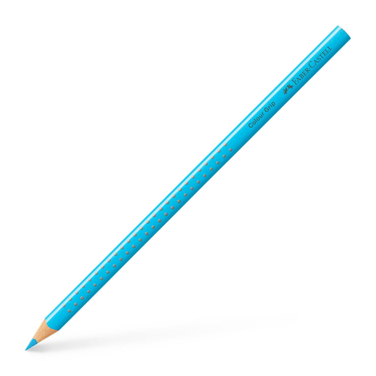 Faber-Castell - Lápiz de color Colour Grip, azul claro