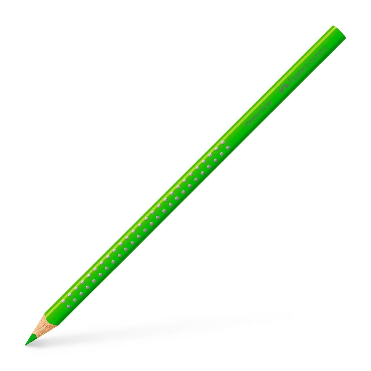 Faber-Castell - Lápiz de color Colour Grip, verde hierba