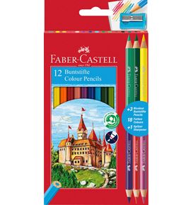 Faber-Castell - Lápiz Classic Colour, estuche cartón, 16 piezas