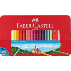 Faber-Castell - Lápiz Classic Colour, estuche de metal, 60 piezas