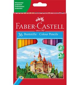 Faber-Castell - Lápiz Classic Colour, estuche cartón, 36 piezas
