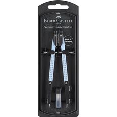 Faber-Castell - Compás de ajuste rápido Grip sky