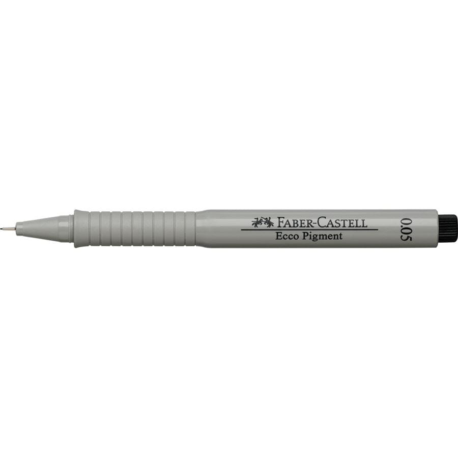 Faber-Castell - Rotulador calibrado Ecco Pigment, 0,05 mm, negro