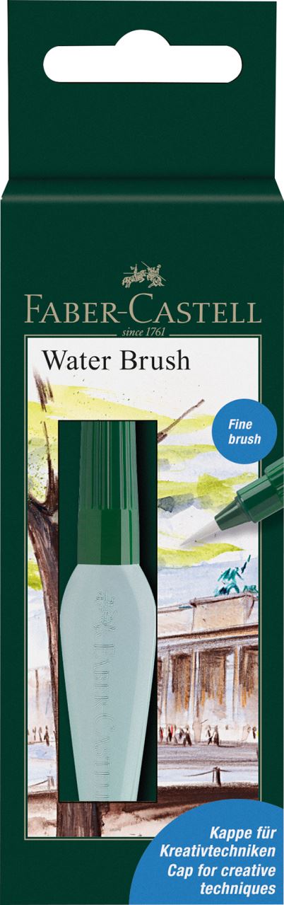 Faber-Castell - Pincel con contenedor de agua Art & Graphic, fino