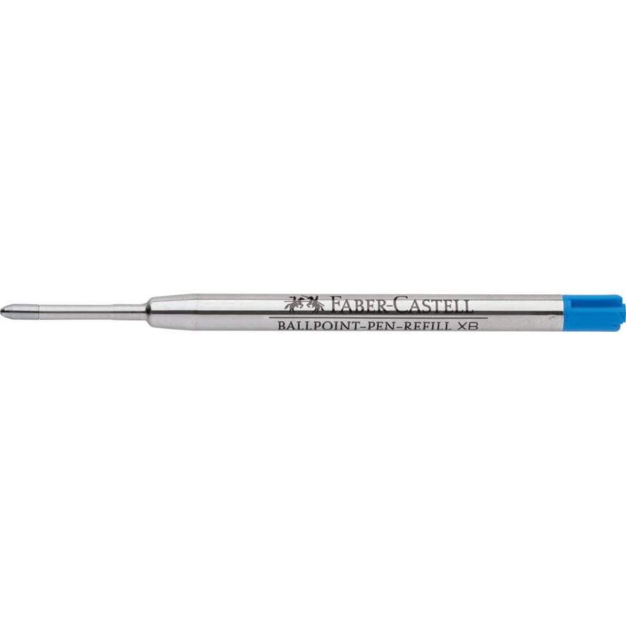 Faber-Castell - Recambio para bolígrafo, XB, azul 