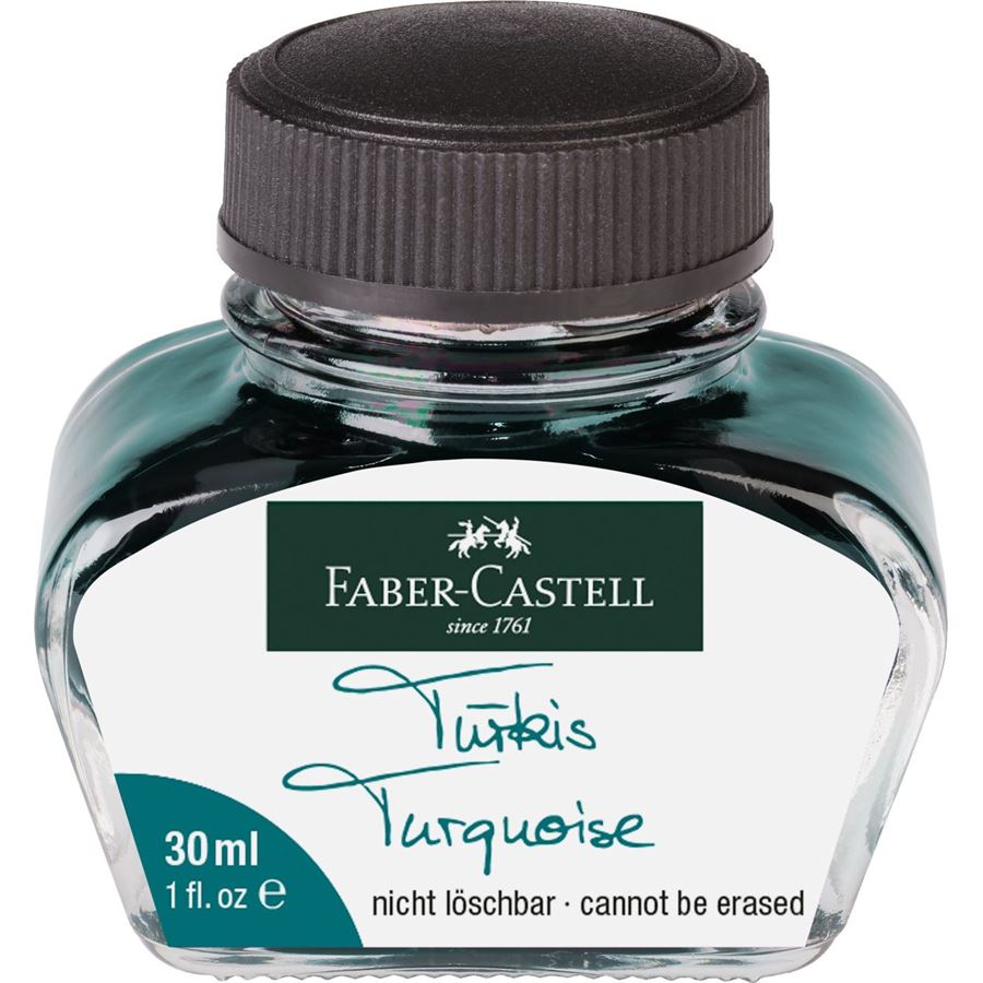 Faber-Castell - Tintero, 30 ml, turquesa