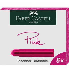 Faber-Castell - Cartuchos de tinta estándar fucsia